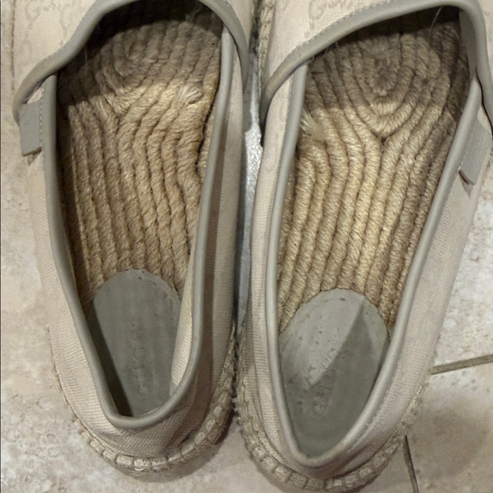 Gucci Cream Espadrille Flats - Picture 8 of 11